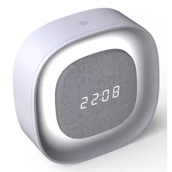 Techly IC-CLOCK-56WH budík digitálny budík sivá, biela