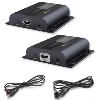 Techly dodatočný HDMI HDbitT IR extender prijímač cez 120m Cat.6 kábel
