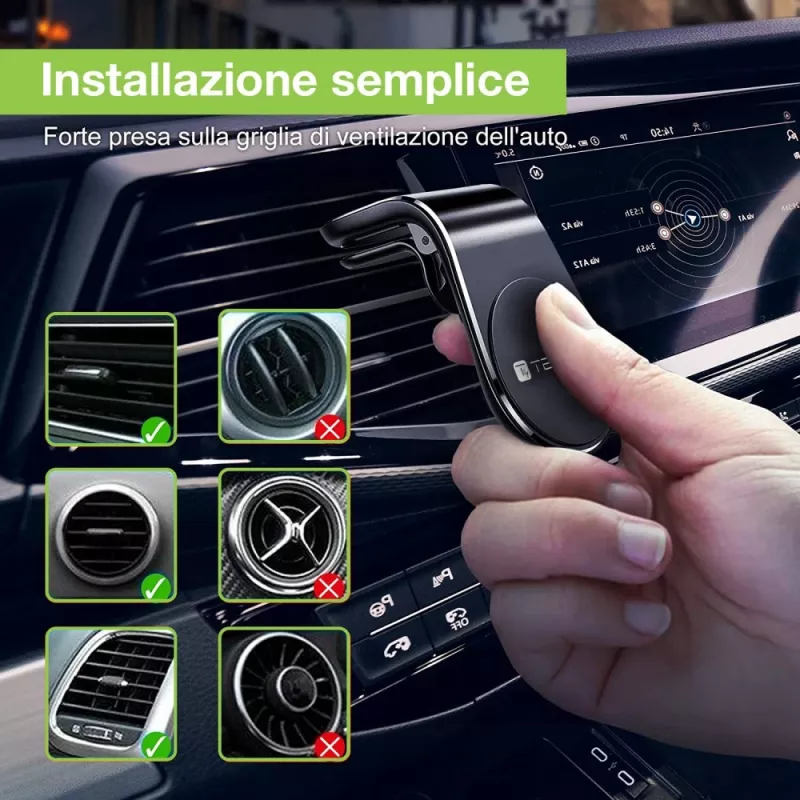 Techly I-SMART-UNIALTY držiak pasívny držiak mobilný telefón/smartphone čierny