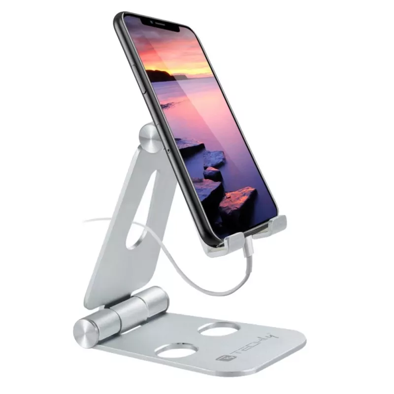 Techly I-SMART-STAND6 držiak pasívny držiak mobilný telefón/smartphone strieborný