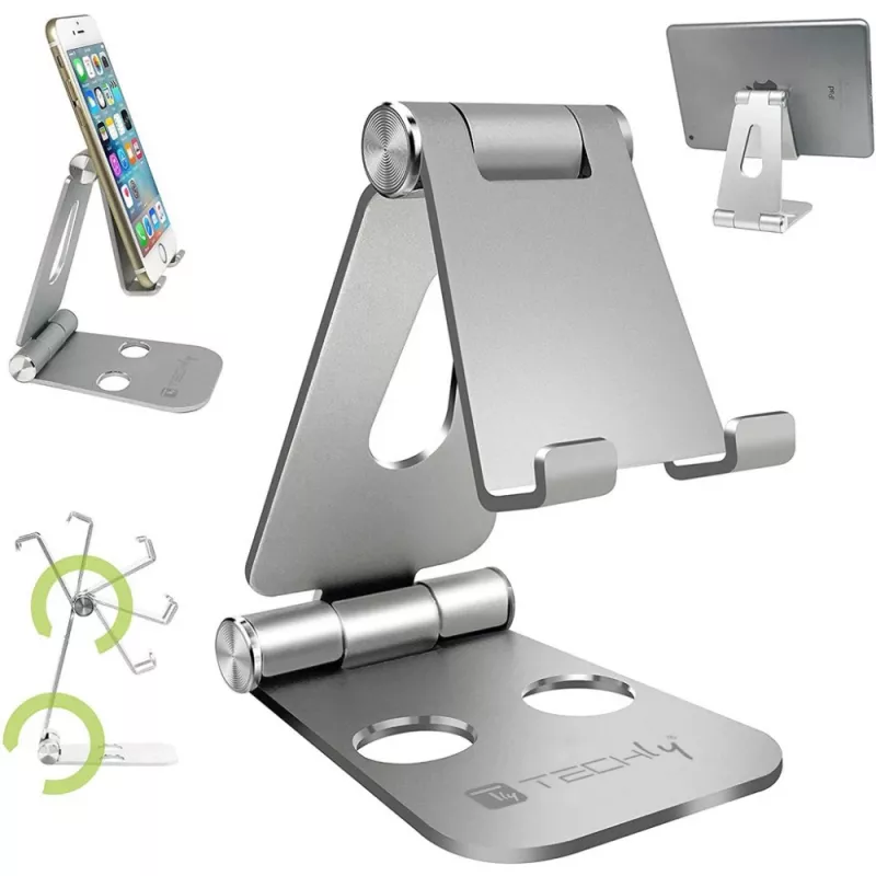 Techly I-SMART-STAND6 držiak pasívny držiak mobilný telefón/smartphone strieborný