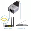 Techly IADAP USBC-ETGIGA sieťová karta Ethernet 1000 Mbit/s