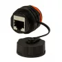 Techly IWP-MD C6A-IPPANT káblový adaptér RJ45 čierny