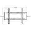 Techly ICA-PLB 262L TV držiak na stenu 177,8 cm (70 palcov) čierny