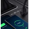 Techly mini auto nabíjačka 2 porty USB-A Quick Charge 3.0 36W v čierna kov