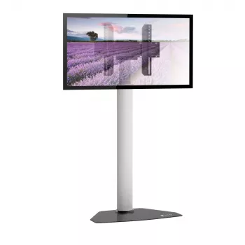 Techly stojan na podlahu pre televízory od 32 palcov do 65 palcov, 165,1 cm (65 palcov), 400 x 200 mm, 600 x 400 mm, 90°, hliník, čierny, strieborný