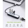Techly IDATA USB-ETGIGA3AA laptop dock/port replikátor káblový USB 3.2 Gen 1 (3.1 Gen 1) Type-A čierna, strieborná