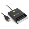 Techly I-CARD CAM-USB2TY2 čítačka smart kariet interiérová USB USB Type-A čierna