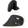 Techly IM 1100-VM-B myš medicínska pravá ruka RF Wireless optická 3200 DPI