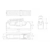 Techly IWP-KIT-C6U90 keystone modul