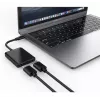 Techly IADAP USBC-HDMI2T4K video kábel adaptér 0,15 m USB Type-C 2 x HDMI čierny