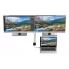 Techly IADAP USBC-HDMI2T4K video kábel adaptér 0,15 m USB Type-C 2 x HDMI čierny