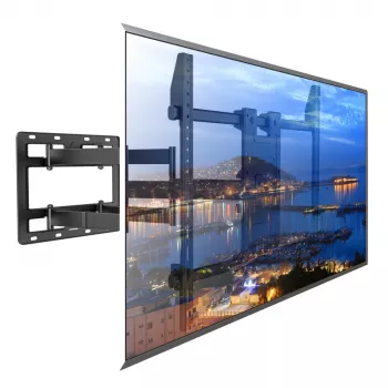 Techly držiak na stenu pre 55-100 palcov Full-Motion LED-LCD TV, 300 x 300 mm, 900 x 600 mm, 0 - 7°, 120°, oceľ, čierny