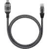 Techly ICOC-U3C-RJ45-075 Adaptérový kábel USB 3.2 Type-C na Gigabit Ethernet, 7,5 m, čierny/strieborný