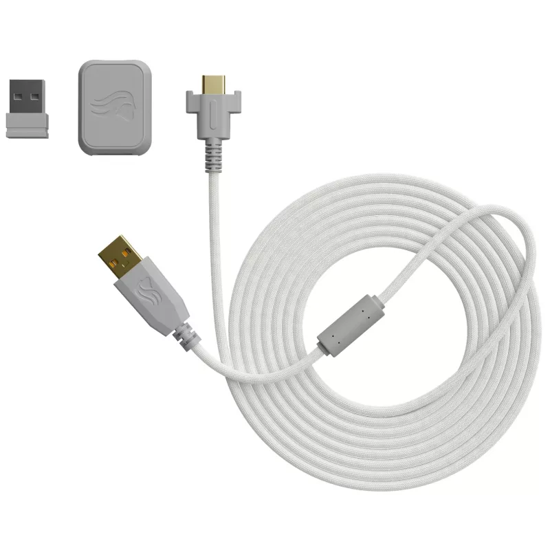 Glorious Gaming Glorious Model O Wireless 2 – matná biela, pravá ruka, laser, RF Wireless + USB Type-C, 26000 DPI, 1 ms, biela