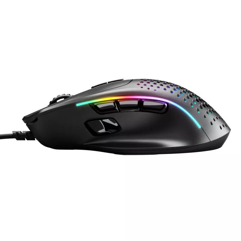 Glorious Gaming Glorious Model IV2 Wired - čierna, pravá ruka, optický, USB Type-A, 26000 DPI, čierna