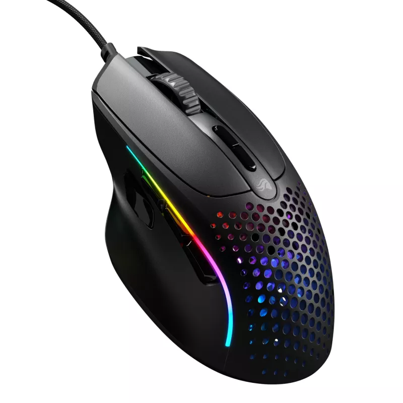 Glorious Gaming Glorious Model IV2 Wired - čierna, pravá ruka, optický, USB Type-A, 26000 DPI, čierna