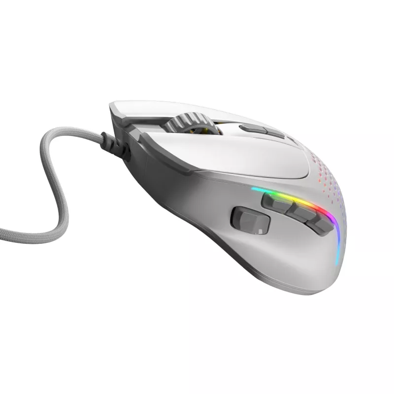 Glorious Gaming Glorious Model I2 Wired – biela, pravá ruka, optický, USB Type-A, 26000 DPI, biela