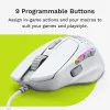 Glorious Gaming Glorious Model I2 Wired – biela, pravá ruka, optický, USB Type-A, 26000 DPI, biela