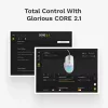 Glorious Gaming Glorious Model I2 Wired – biela, pravá ruka, optický, USB Type-A, 26000 DPI, biela