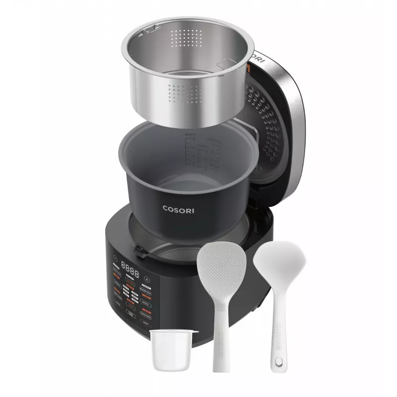 Cosori Multi-Cooker Chef Edition hrniec na ryžu 5 L 970 W čierna, strieborná