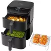 Cosori Turbo Tower Double 10,8 L samostatný spotrebič 2630 W teplovzdušná fritéza čierna