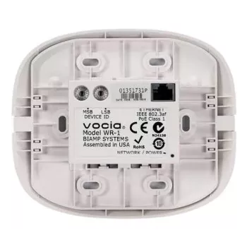 Biamp Vocia WR-1 diaľkový ovládač káblový videokonferenčný systém tlačidlá