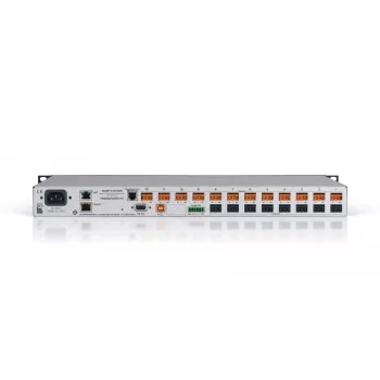 Biamp Tesira FORTÉ VT, 8000 Ω, 207 Ω, čierna, kovová, 1U, OLED, 20 - 20000 Hz