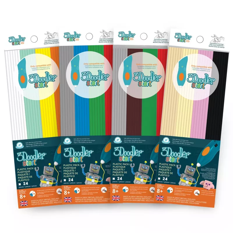 3Doodler Start ECO-11 3D tlačový materiál kompostovateľný plast hnedý 1 g