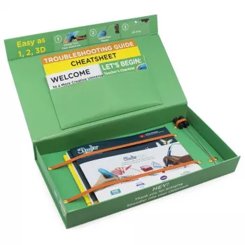 3Doodler Start EDU plast modrý, tyrkysový, zelený, sivý, oranžový, červený, biely, žltý