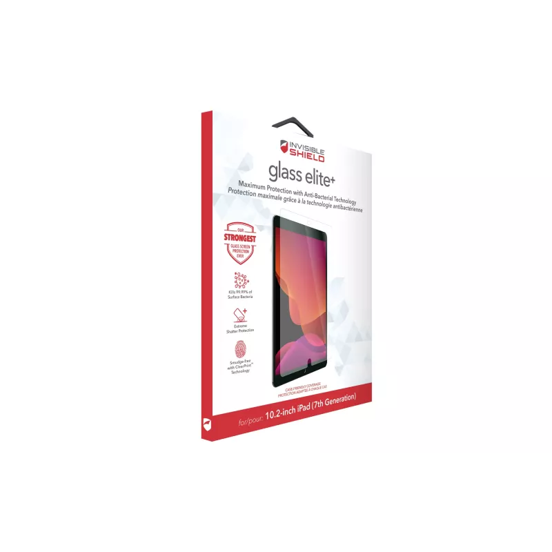 ZAGG Glass Elite+ Apple iPad 10,2 inch (Gen 7&8) displej, 25,9 cm (10,2 inch), 45,36 g, 1 kus