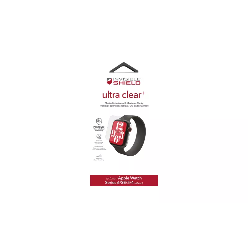 ZAGG InvisibleShield Ultra Clear+ Apple Watch Series 4/5/6/SE 40mm ochrana displeja