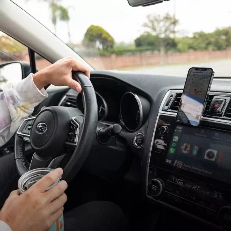 mophie Snap Vent Mount- čierny (bez bezdrôtového nabíjania), mobilný telefón/smartfón, auto, čierna