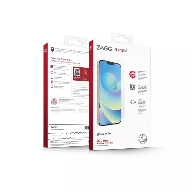 InvisibleShield Elite sklenená ochrana displeja pre Apple iPhone 13 Pro Max, 17 cm (6,7