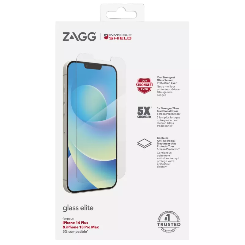 InvisibleShield Elite sklenená ochrana displeja pre Apple iPhone 13 Pro Max, 17 cm (6,7