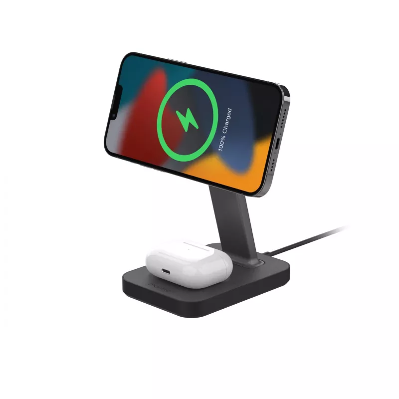 mophie UNV WRLS-snap+ stand & pad-čierna-ROC-EU, interiér, AC, bezdrôtové nabíjanie, čierna