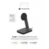 mophie UNV WRLS-snap+ stand & pad-čierna-ROC-EU, interiér, AC, bezdrôtové nabíjanie, čierna