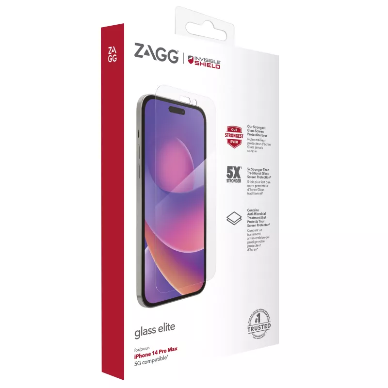 InvisibleShield Elite Glass ochrana displeja pre Apple iPhone 14 Pro Max, 6,69
