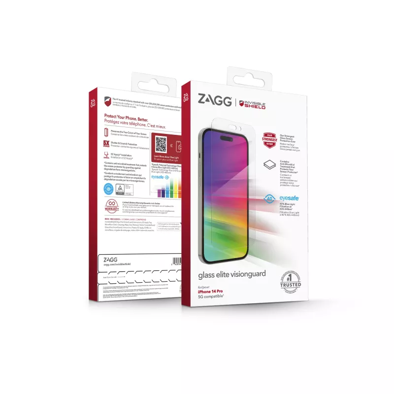 InvisibleShield Glass Elite VG AM Apple iPhone 14 Pro Case Friendly ochrana obrazovky