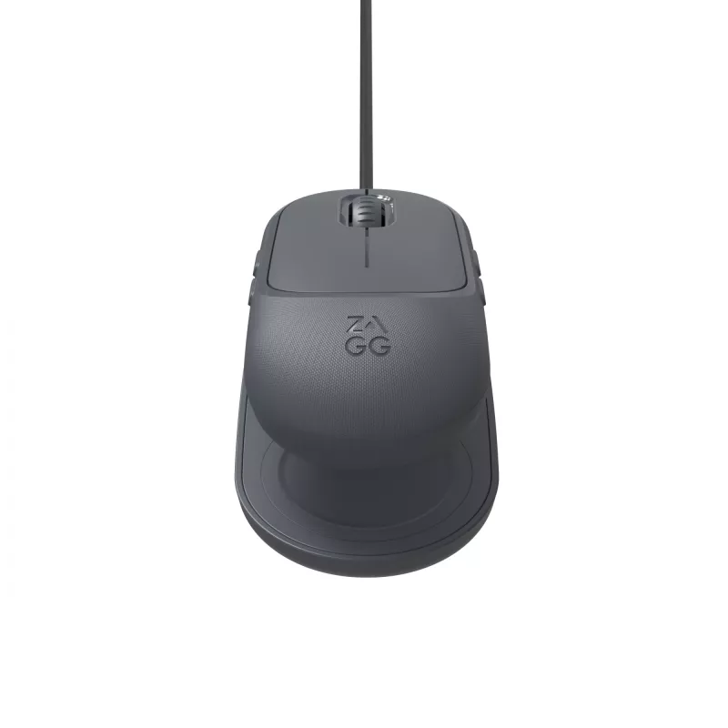 ZAGG Accessories-ProMaus- bezdrôtová myš a bezdrôtová nabíjacia podložka - antracitová