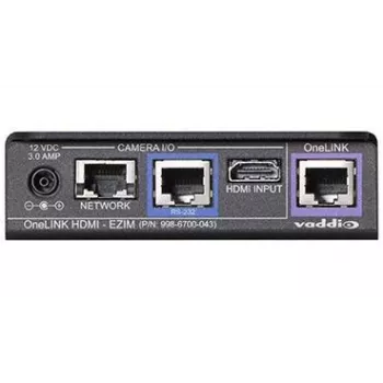 Vaddio OneLINK HDMI AV vysielač a prijímač čierna
