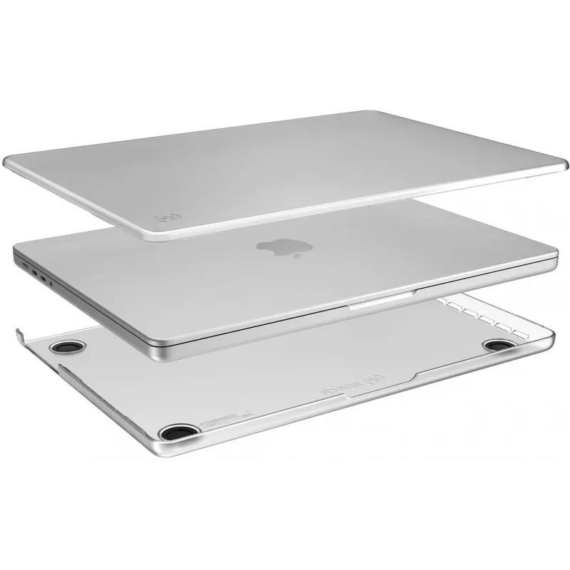 Speck SmartShell Macbook Pro 14 palcov (2021/2022) transparentné, pevné puzdro, 35,6 cm (14 palcov)