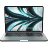 Speck SmartShell Macbook Air 13 M2 (2022) Obsidian, pevné puzdro, 33 cm (13 palcov)