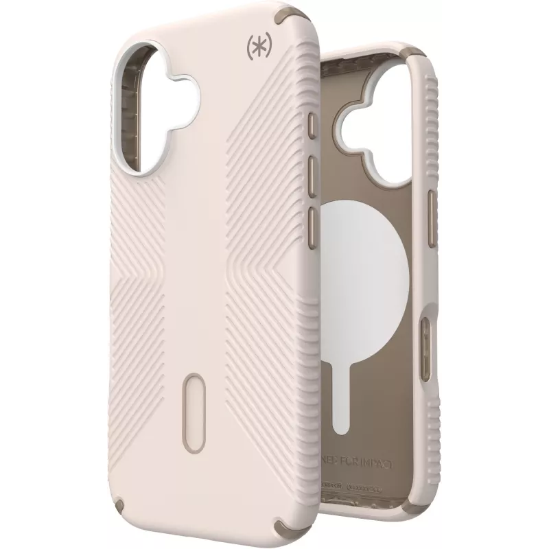 Speck Presidio2 Grip + ClickLock Apple iPhone 16 Bleached Bone – s Microban