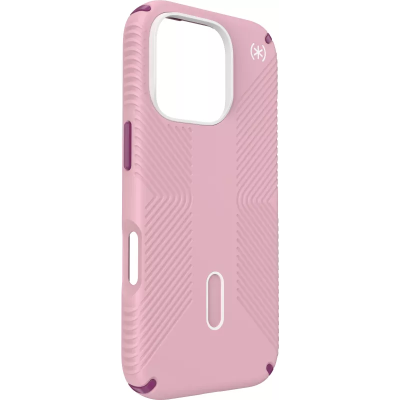 Speck Presidio2 Grip + ClickLock Apple iPhone 16 Pro Wednesday Pink – s Microban