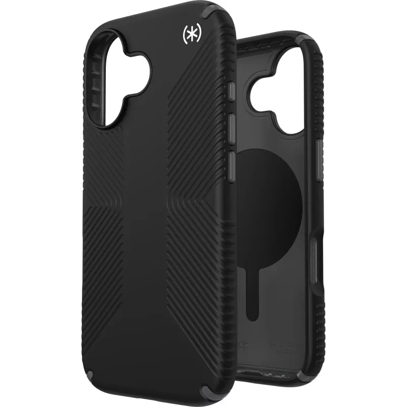 Speck Presidio2 Grip + MS Apple iPhone 17 čierna – s Microban