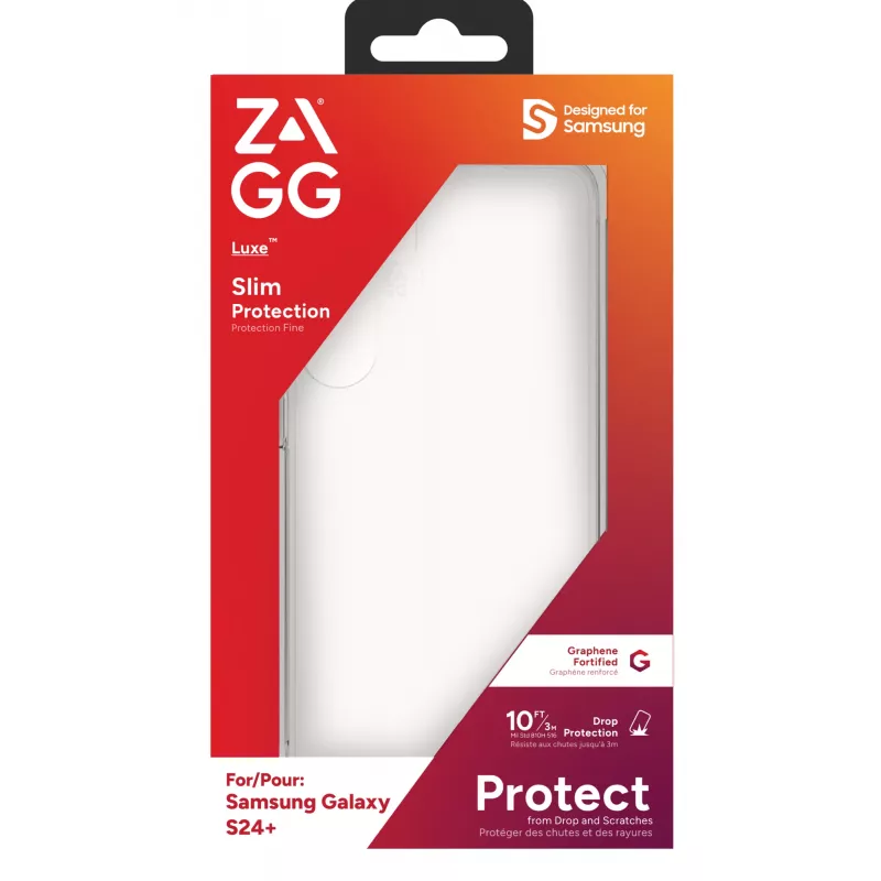 ZAGG Luxe puzdro Galaxy S24+ transparentná, kryt, Samsung, Galaxy S24+, 17 cm (6,7 palca), transparentná