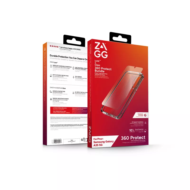 ZAGG Luxe & Glass 360 puzdro na telefón 16,8 cm (6,6 palca)
