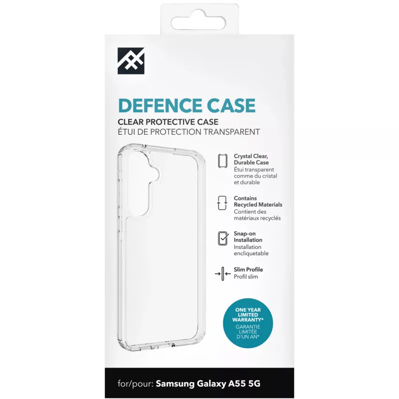 IFROGZ Defence puzdro na telefón 16,8 cm (6,6 palca) kryt transparentný