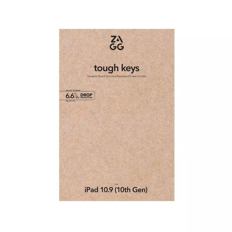 ZAGG Tough Keys-Apple-iPad 10th Gen/A16-čierna-Nordic(B2B Brown Box)